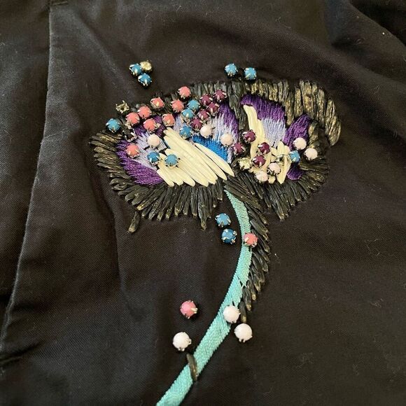 3.1 Phillip Lim Cropped Embroidered Pants size 6 - Picture 5 of 5